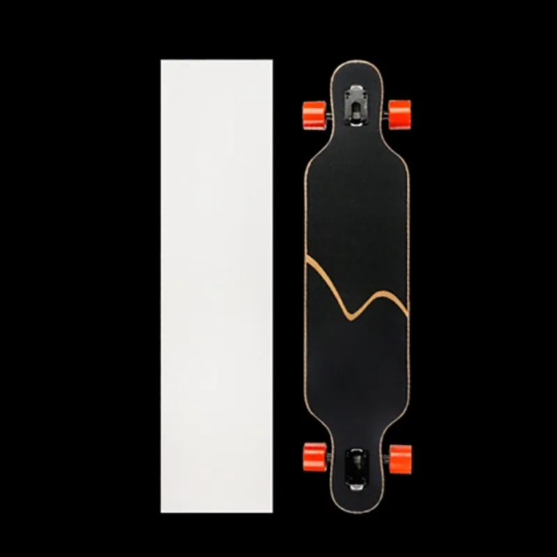 Skateboard Sticker Scooters Transparent Adhesive Sandpaper Sticker Longboards Silica Sand  PVC Grip Tape Double Rocker Boards