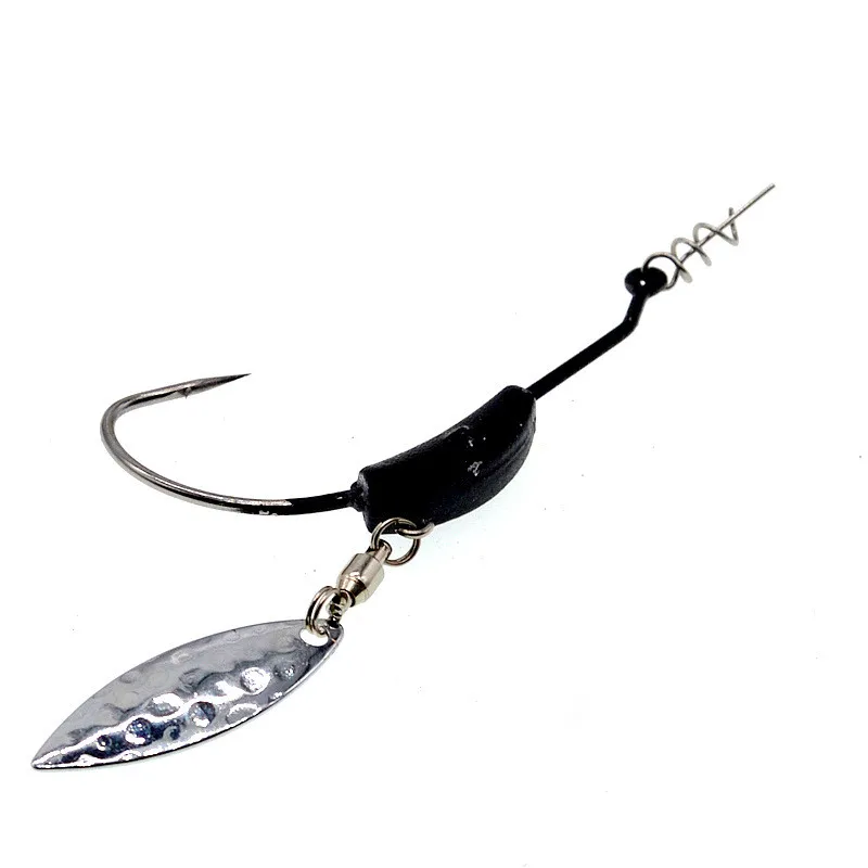 Jig Head Spinner con rodamientos para señuelos de vinilo - imagen 4