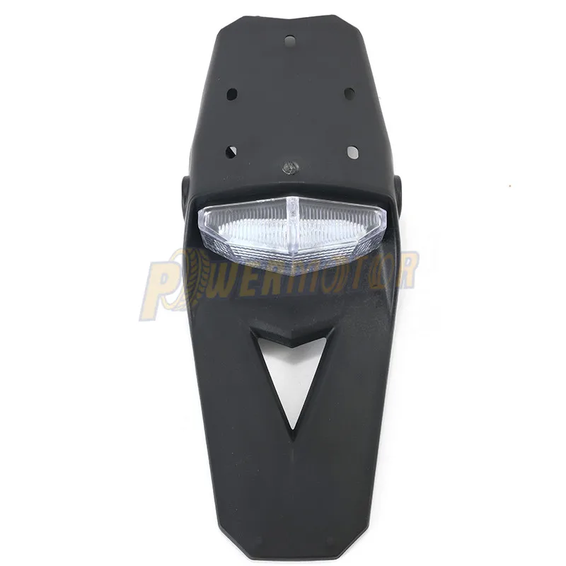 Motorcycle Universal LED Taillight LED Stop Light Rear Fender Tail Light Lamp For Enduro Trial Dirt Bike For Yamaha Suzuki