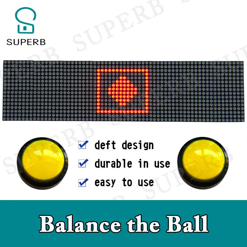 Superb escape room prop balance the ball keep the ball staying in the square frame for a period of time to unlock screen prop