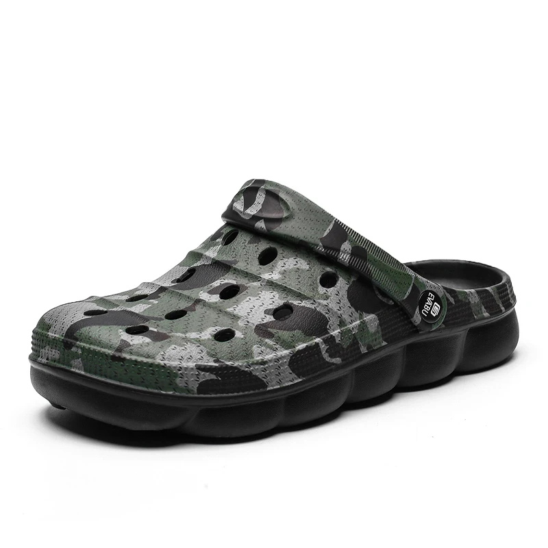 Men sandals summer shoes beach unisex white hole shoes couple sandals Women Boys Girls EVA  slippers Mules Clogs