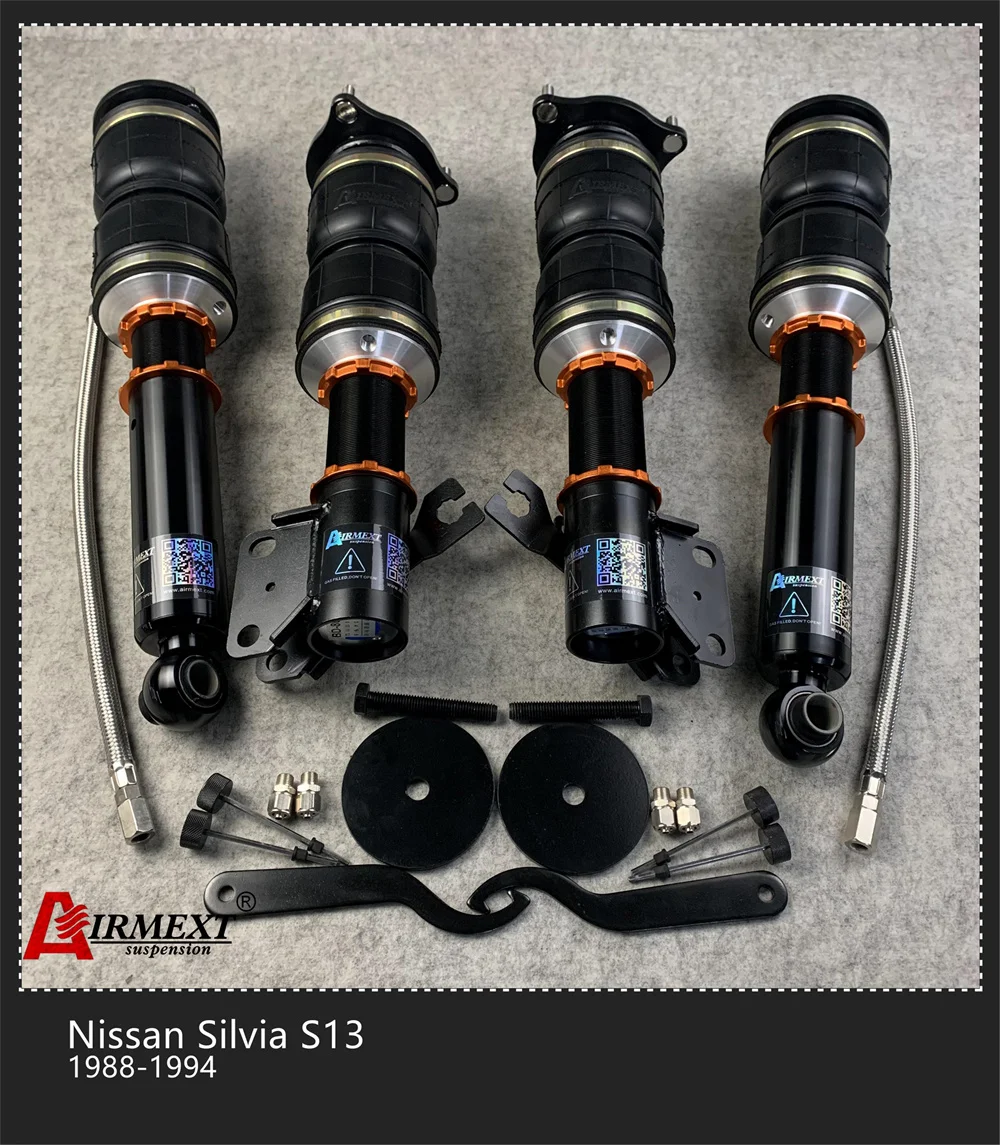 For Nissan SILVIA S13 180SX (1988~1994)/Air strut pack/Air suspension kit/coiloverair spring /Auto parts/ air spring/pneumatic