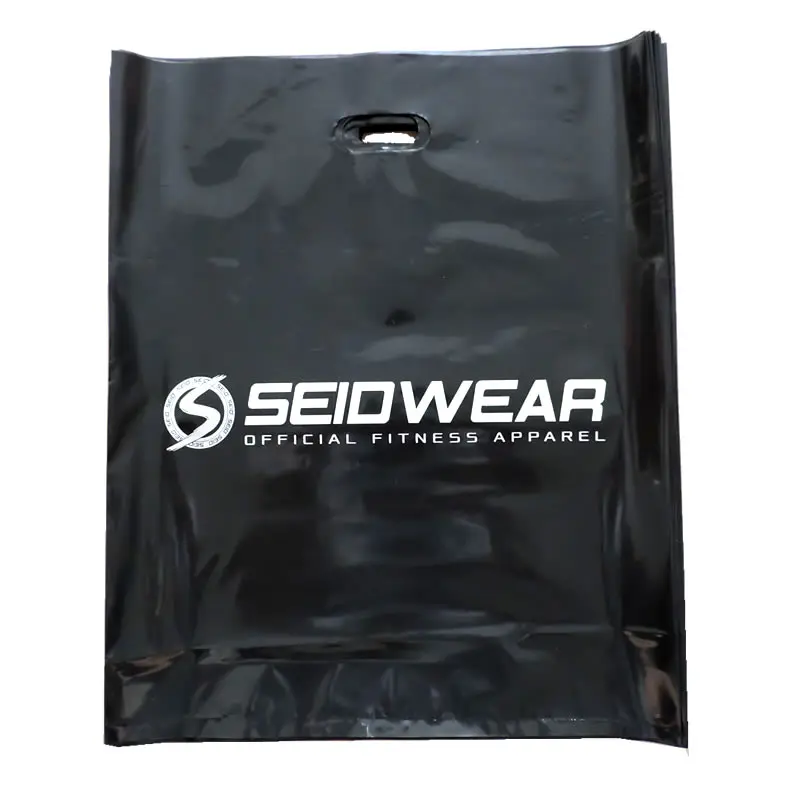 

45x55cm Custom Printed LOGO Gift Handing Shopping Plastic Bag