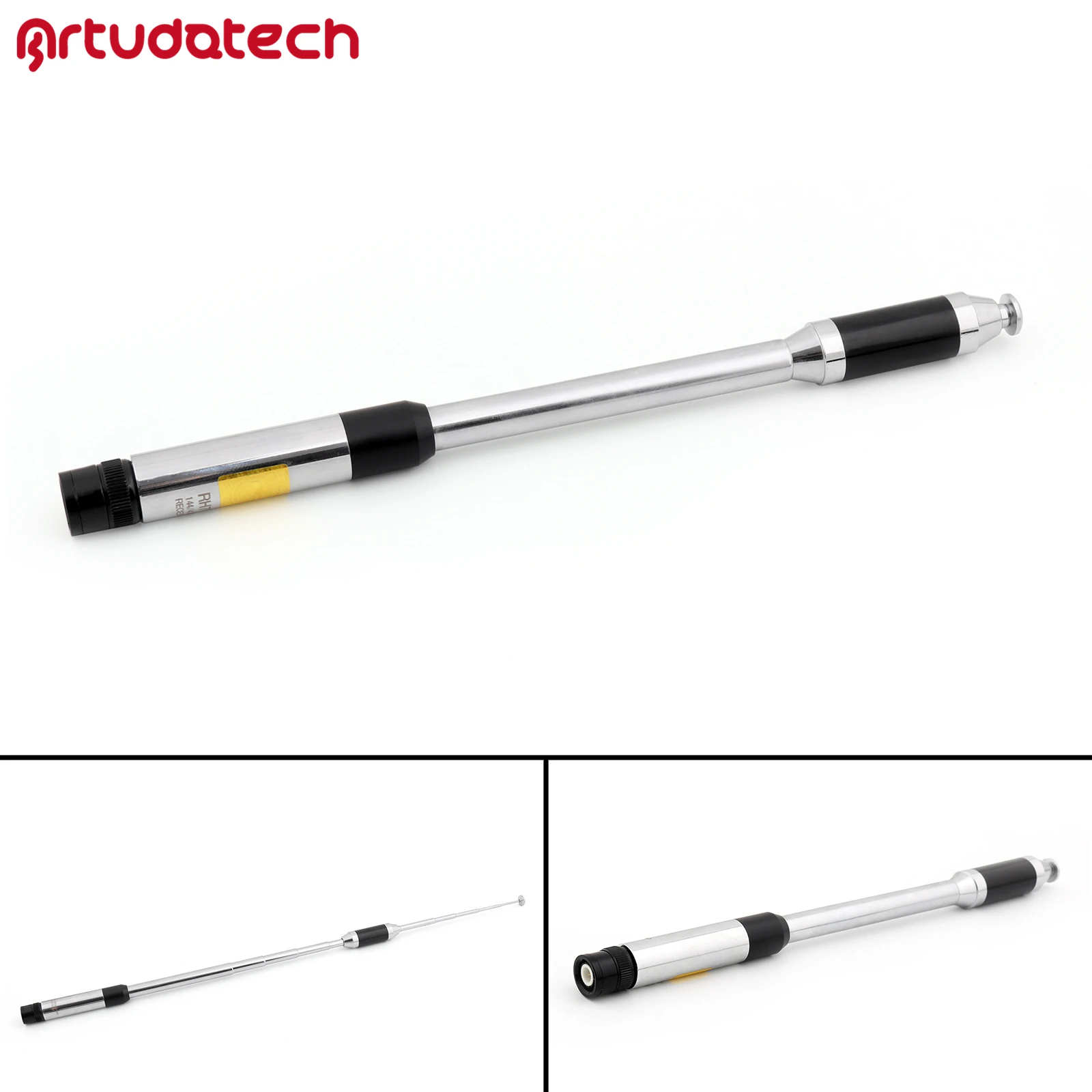 Artudatech 1Pcs RH770 BNC Telescopic Dual Band Antenna  for ICOM for Kenwood TK 308 208 for Vertex Radio