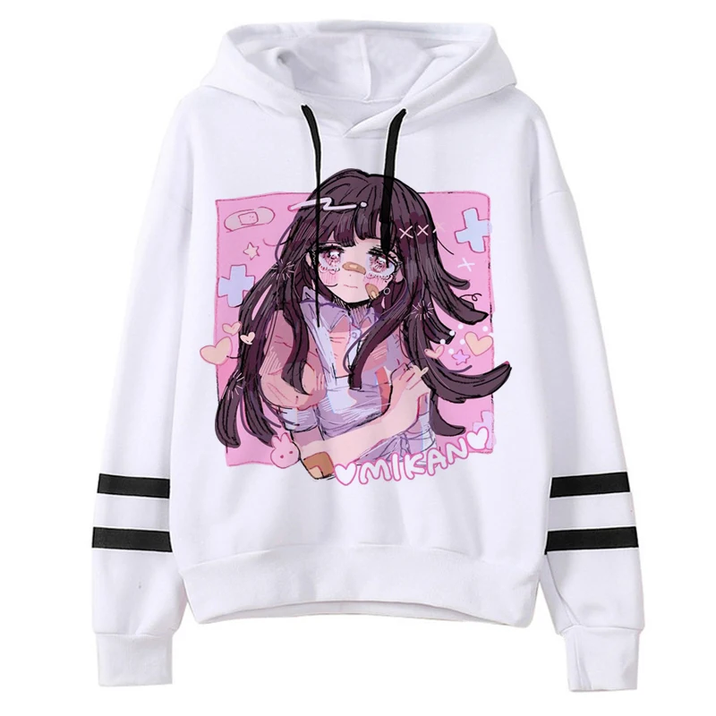 Kawaii Ouma Kokichi Japanese Anime Danganronpa Hoodies Men Harajuku Streetwear Unisex Cartoon Nagito Komaeda Sweatshirts Male