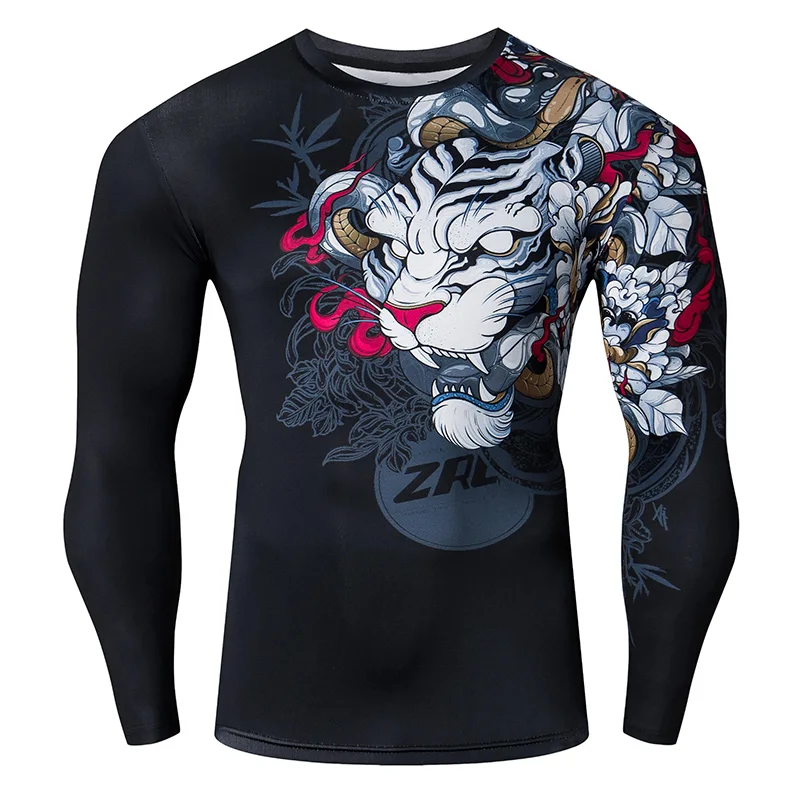 Men\'s Sweatshirt T-Shirt Funny Chinese Style Dragon 3D T-Shirt Fashion Hip Hop Party Brand Clothing Men\'s Fitness Clothing