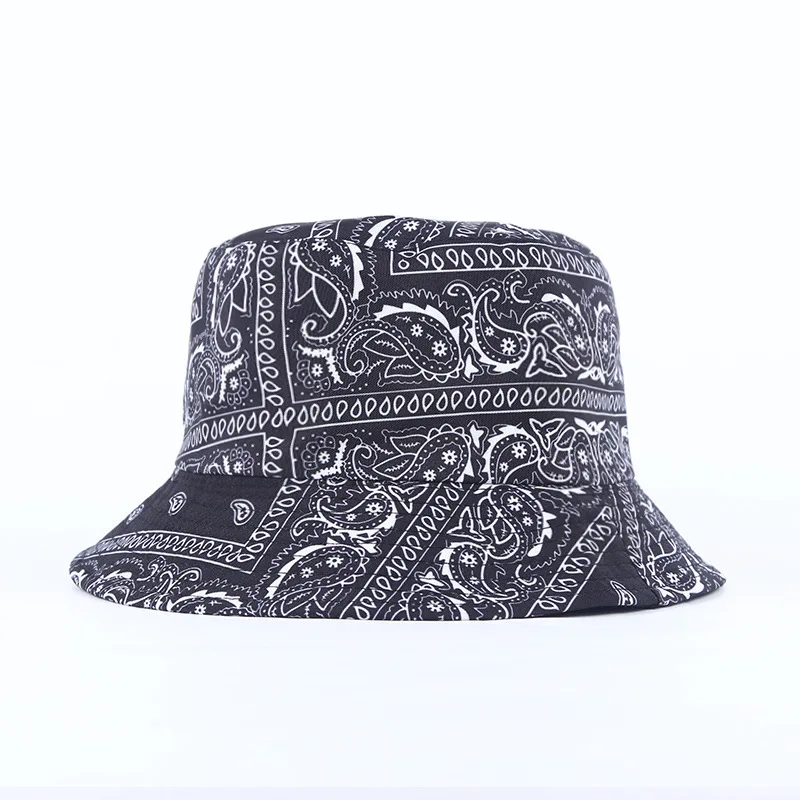 Sombrero de pescador de algodón con doble cara para hombre y mujer, gorra de pescador con diseño de doble cara, plegable, a la moda, para verano