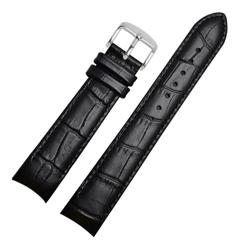 Genuine Leather Bracelet curved end watch strap for citizen BL9002-37 05A BT0001-12E 01A watch band 20mm 21mm 22mm watchband