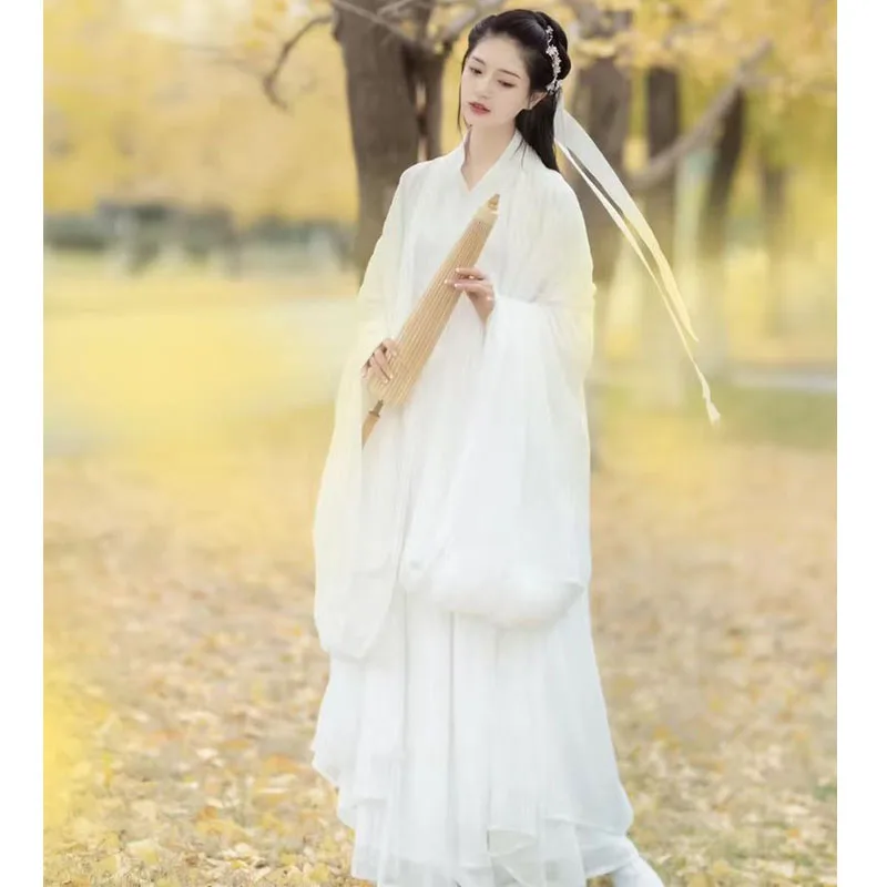 Modern Wuxia Cosplay Girl Hanfu Dress Ancient Chinese Style Traditional Fairy Performance Clothes Women Stage Dance Tang Dynasty