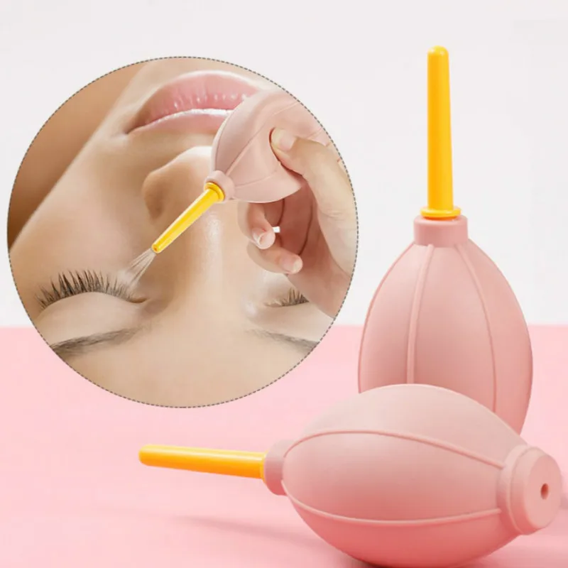 1PC Silicon Air Blower for Eyelash extensions Quick Drying Manual pressing Grafting Lashes Blower Dryer Tool