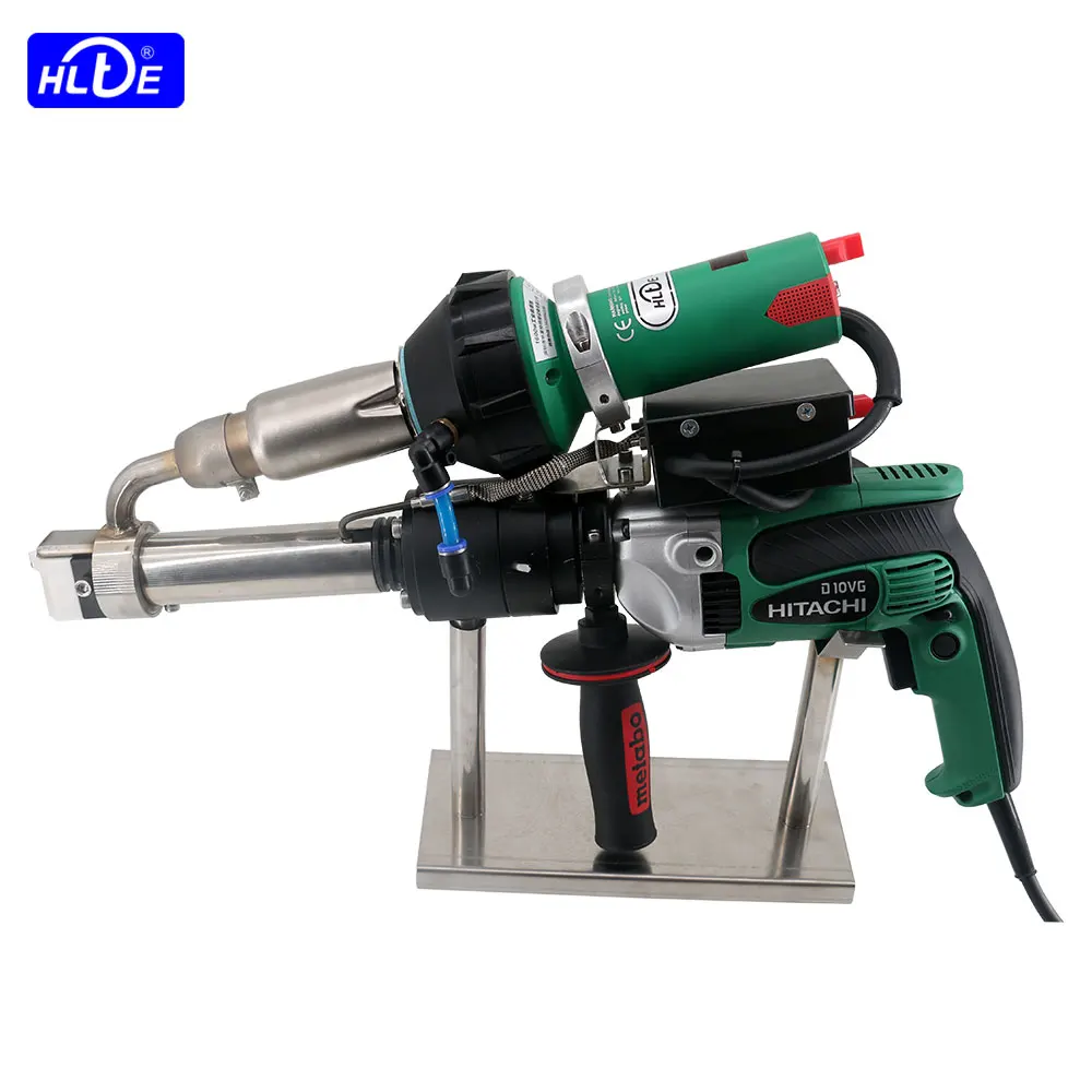 HLTE-R100 Handheld plastic extruder,Hot Air Plastic extruding Welder,Extrusion welding gun,for PP/PE pipe,water tank,geomembrane