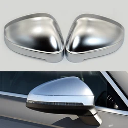 1 Pair of Car Auto Rearview Mirror Shell Cover Protection CapMatte Chrome for Audi B9 A4 A5 S4 Rearview Wing Mirror Cap New