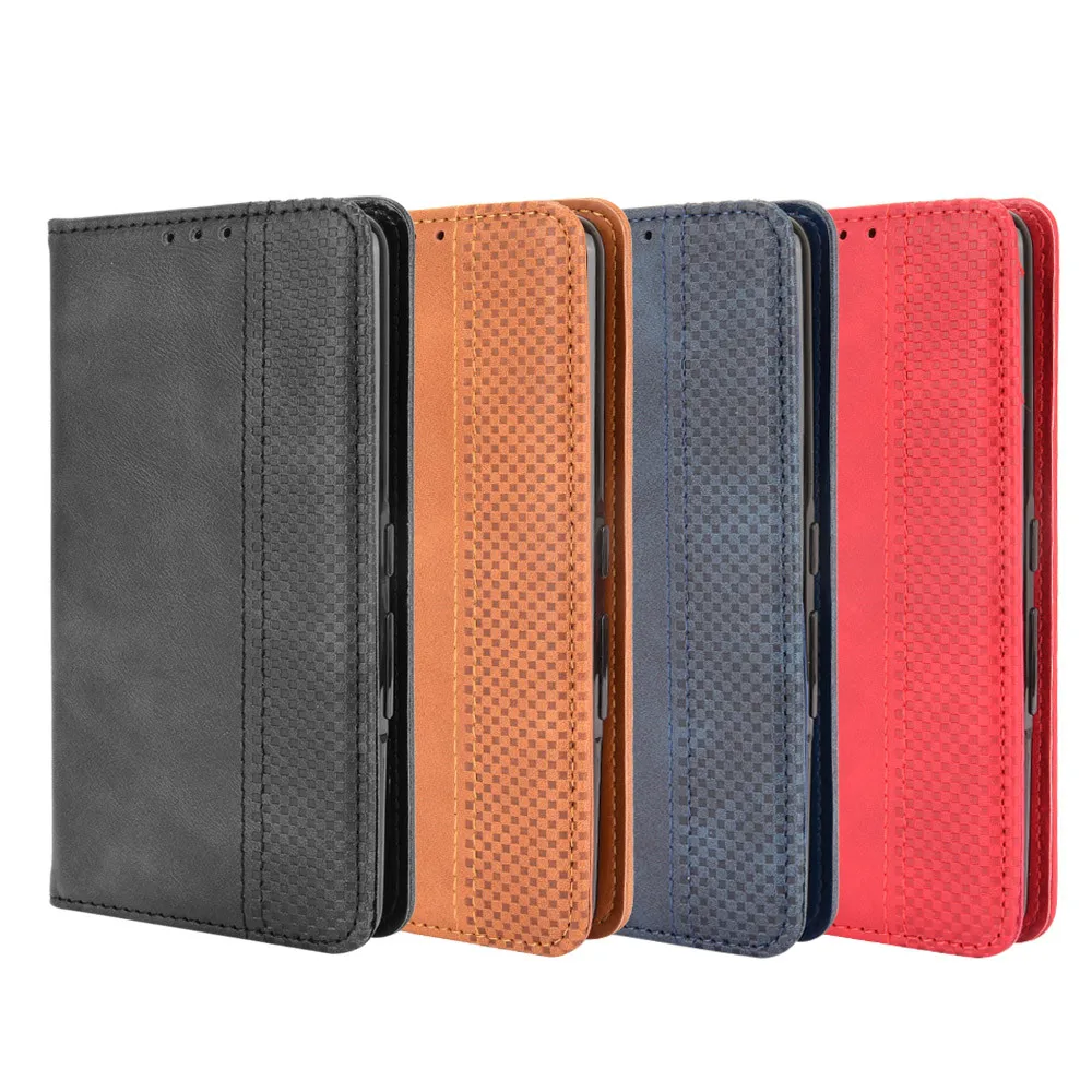 لسهام فوجيتسو WE 2 حافظة فاخرة محفظة من جلد PU حافظة امتزاز مغناطيسي لسهام فوجيتسو WE 2 Plus WE2 أكياس الهاتف