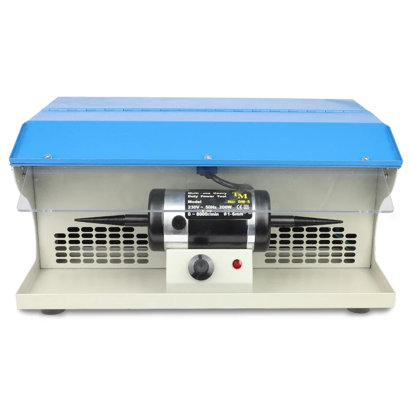 

Polishing Machine With Dust Collector Mini Grinding Motor B ench Grinder1/6HP Jewelry Polisher Machine