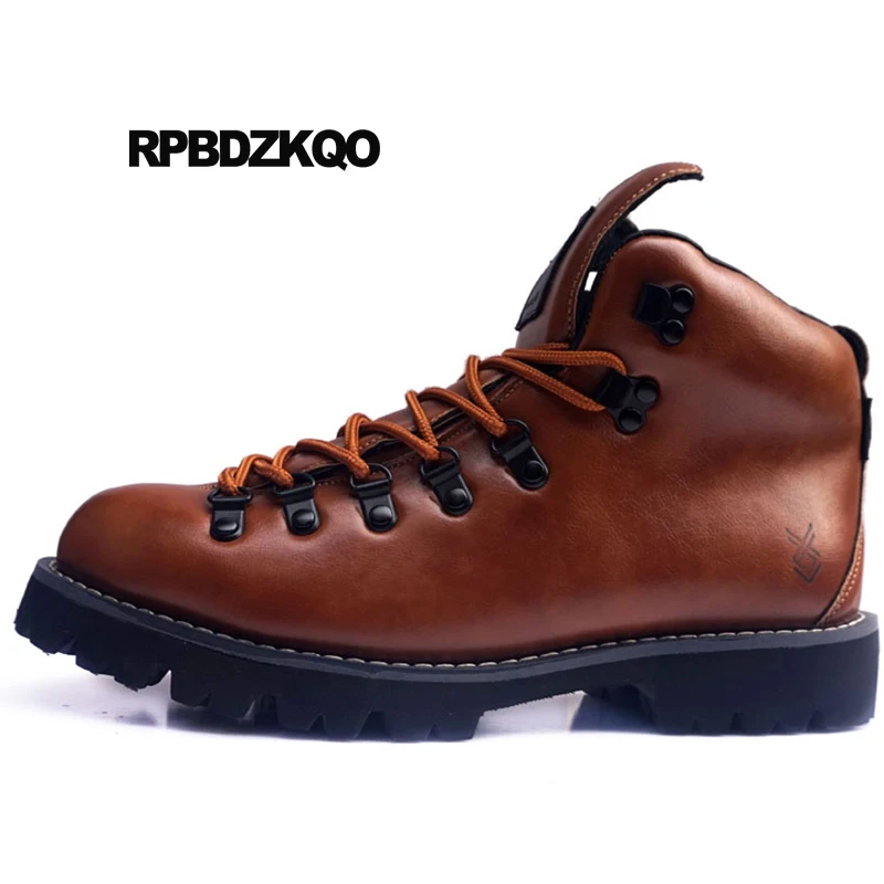 Autumn Boots Designer Shoes Men High Quality Lace Up Big Plus Size 12 13 14 46 47 48 Combat Waterproof Military Booties Army