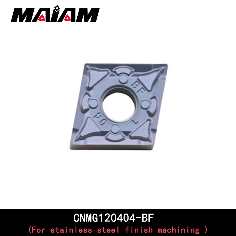 CNMG1204 Rhombus 80 degree insert CNMG120404 CNMG120408 BF pattern insert CNMG 1204 04 08 for stainless steel finish machining