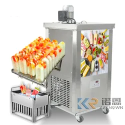 4000 Pcs/Day Single Molds Stainless Steel Ice Lolly Making Machine Commercial Ice Popsicle Making Machine for Sale