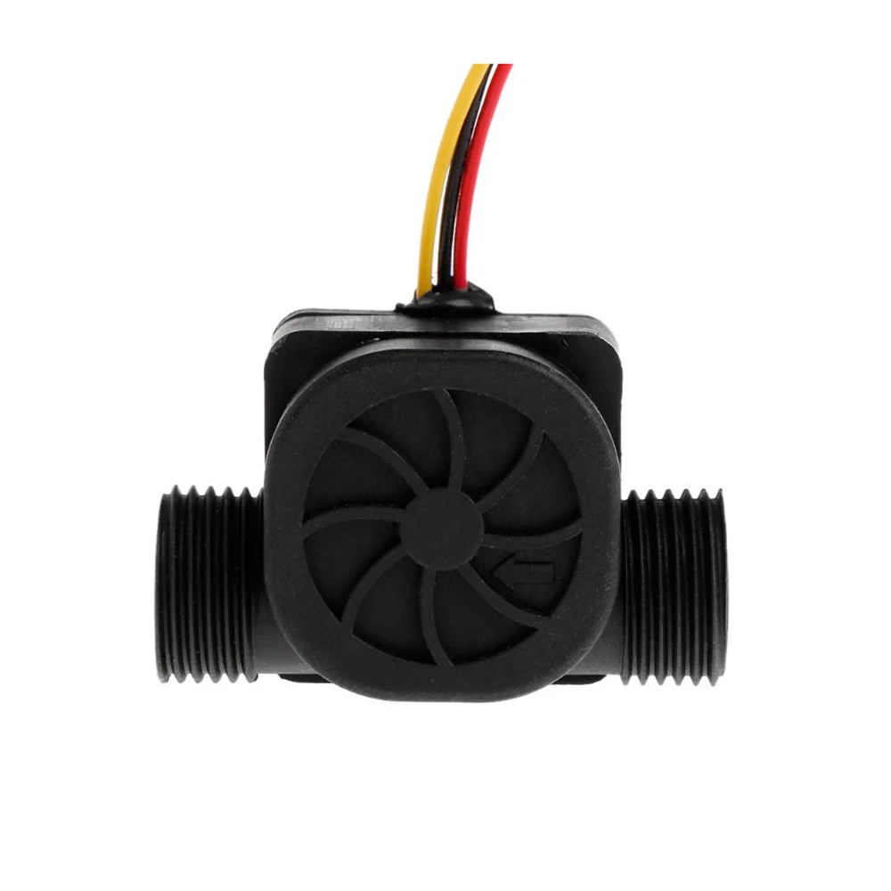 ISentrol-medidor de flujo Digital, medidor de flujo con Sensor de agua de nailon, USN-HS21TA G1/2"