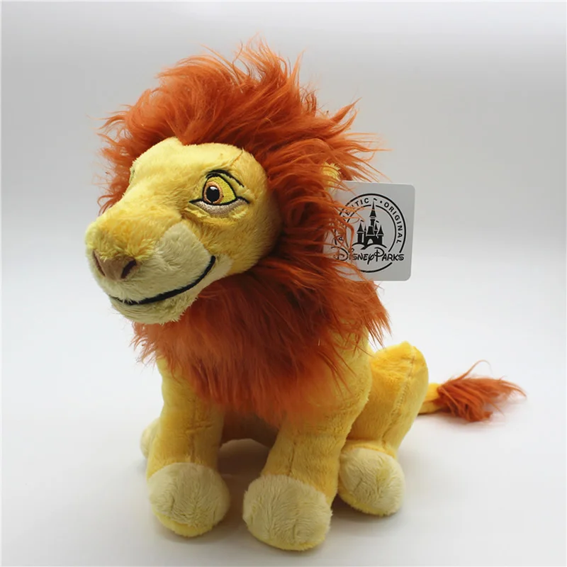 Sitting 32cm Original The Lion King Simba's Father Mufasa Plush Toy Soft Boy Doll For Kids Gift