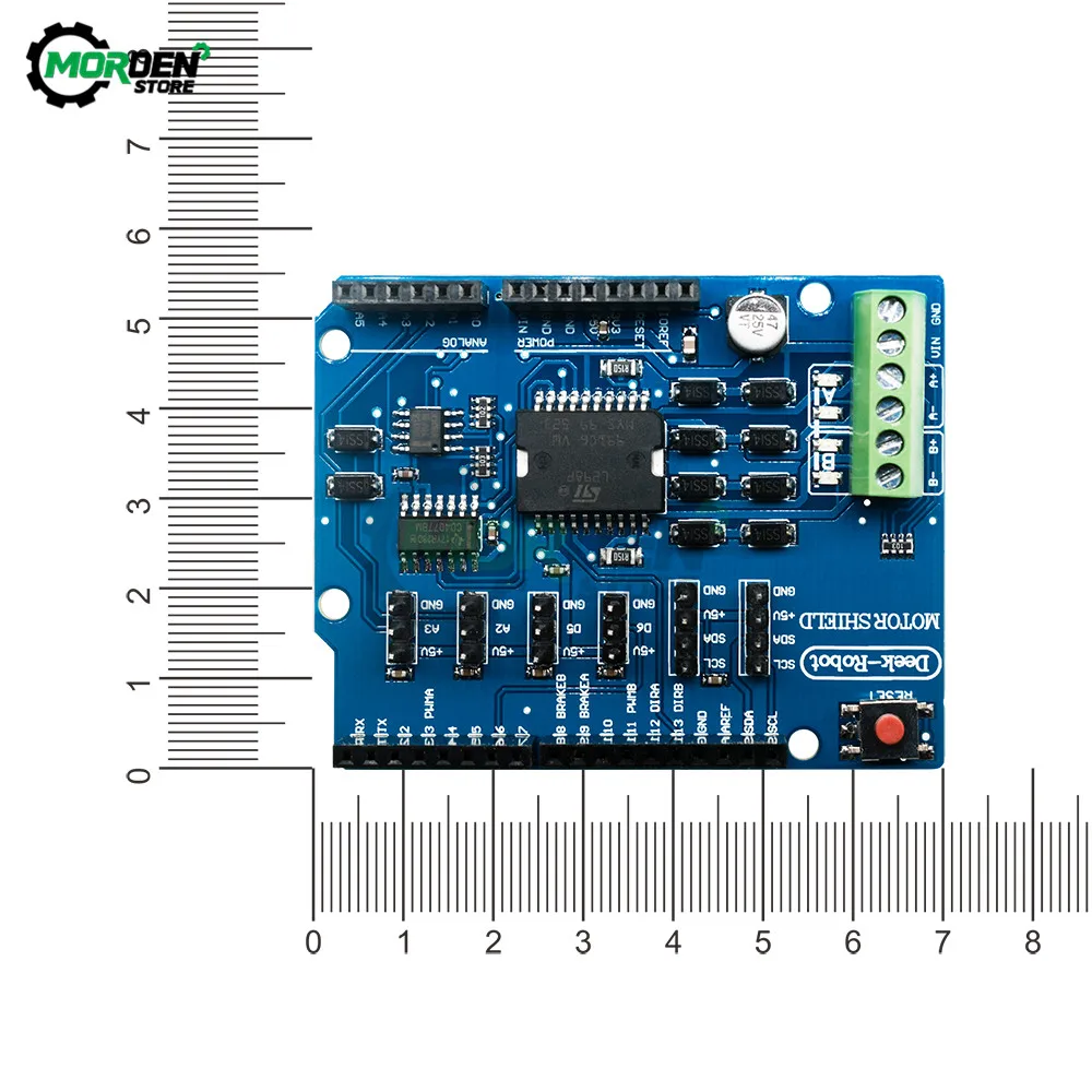 L298P Dual Channel DC Motor Driver Shield Expansion Board L298NH Driving Module  For Arduino R3