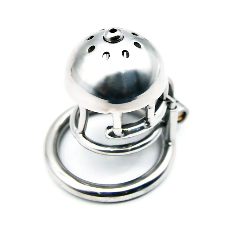 BLACKOUT New Arrival 316 Stainless Steel Male Through Hole PA Chastity Device Penis Ring Cock Cage Adult Sex Toys \