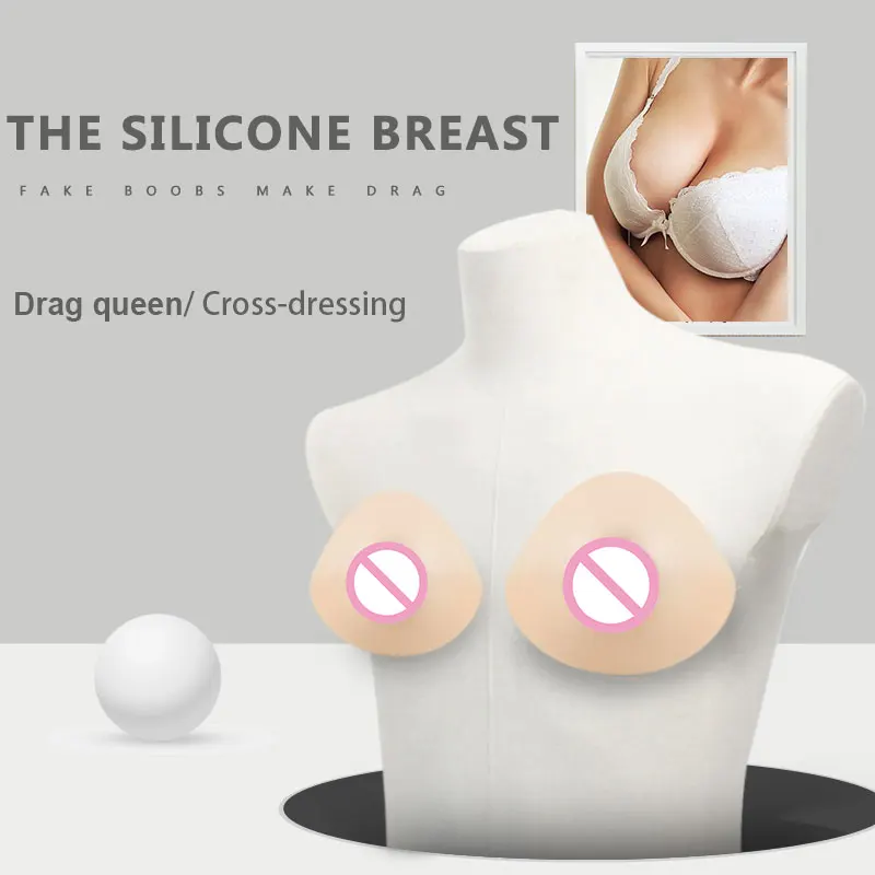 ONEFENG Hot Selling Soft Silicone Fake Breasts Realistic Sexy Boobs Triangle Shape for Crossdresser 400-1600g/Pair