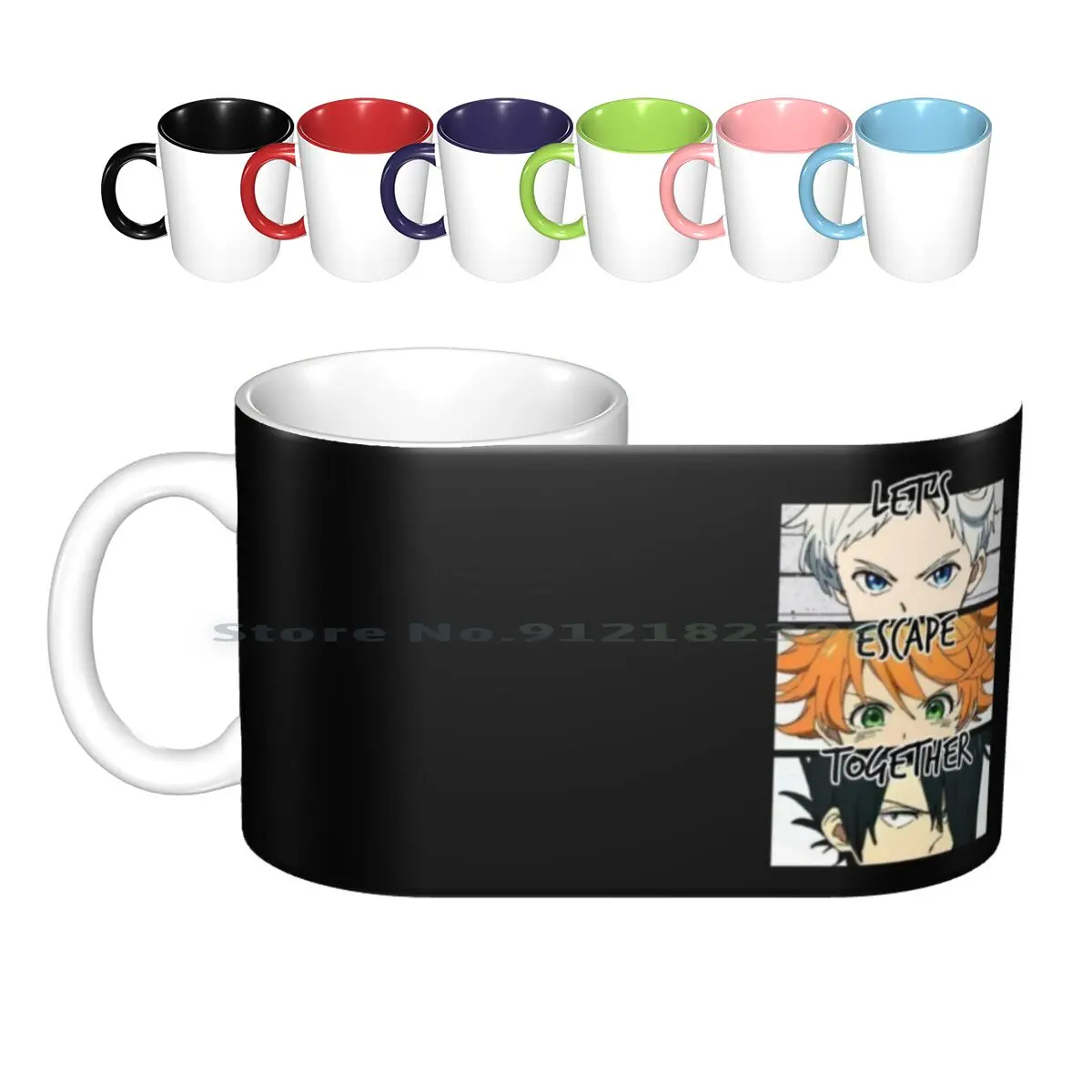 The Promised Neverland Ceramic Mugs Coffee Cups Milk Tea Mug The Promised Neverland The Promised Neverland Creative Trending