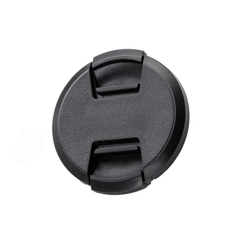 10 шт./лот Высококачественная 40,5 49 52 55 58 62 67 72 77 82 мм Центральная защелкивающаяся Крышка для всех объективов камеры