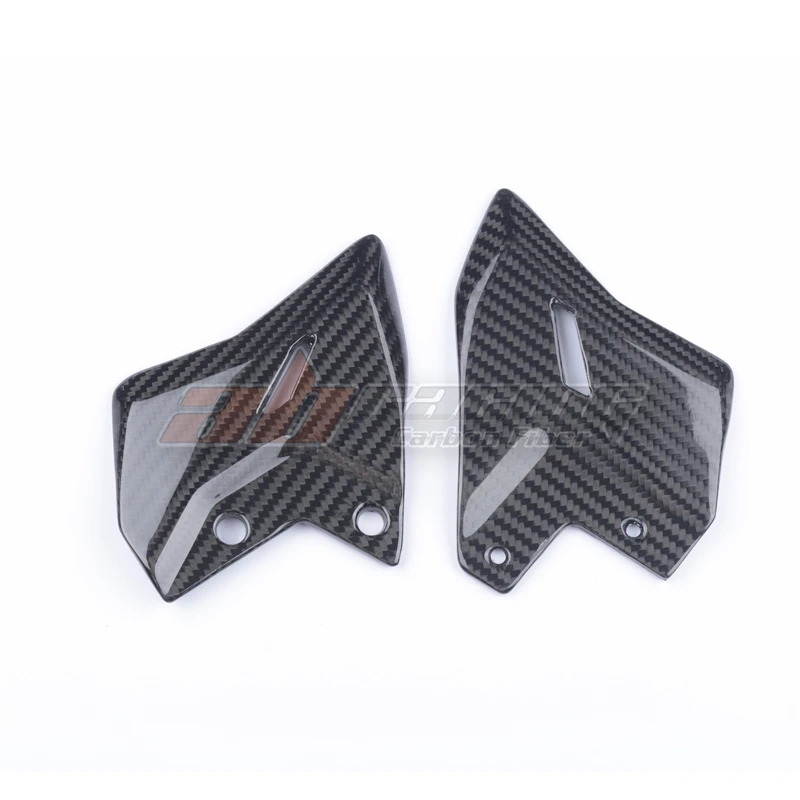 Rearset Foot Mount Heel Guard Plates Fairing Cowl For Kawasaki Ninja 650 Z650 2017-2023 Full Carbon Fiber 100%