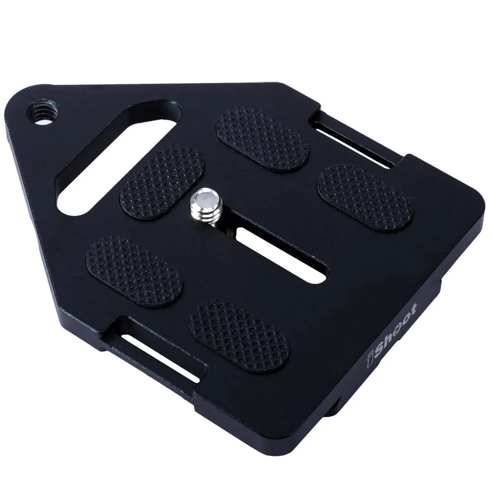 Triangular Quick Release Plate for Hasselblad X1D Fuji GFX100 GFX50 Series Camera &Arca-Swiss Fit Tripod Head Clamp