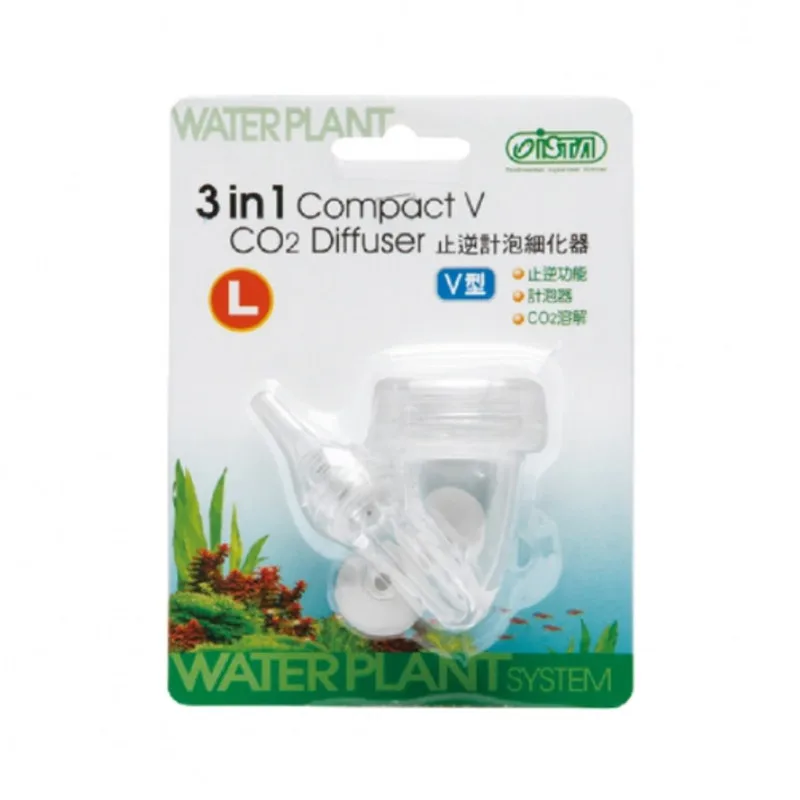CO2 diffuser atomizer bubble counter check valve ISTA 3 in 1 compact V