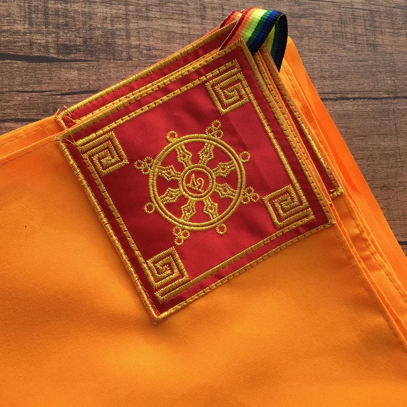 Tibetan Style Scripture Book Bag Linen Cotton Square Handwritten Table Pad Tablecloth Cover Cloth Plus Size