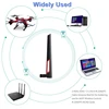 100pcs 도매 2.4G 5.8G 듀얼 밴드 라우터 안테나 RP SMA 남성 범용 안테나 증폭기 WLAN WiFi 부스터 4