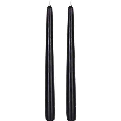 Intent Candle-Candlestick Candle-2 Pcs-Black-25CM