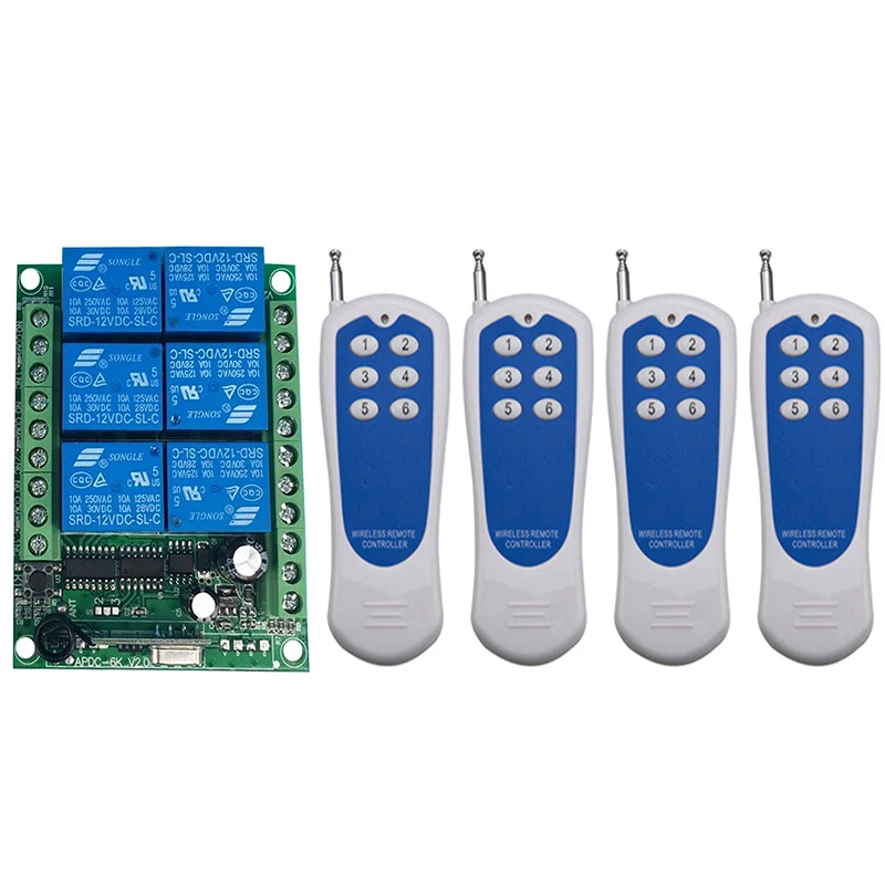 Dc 12V 24V 6 Ch Cha…