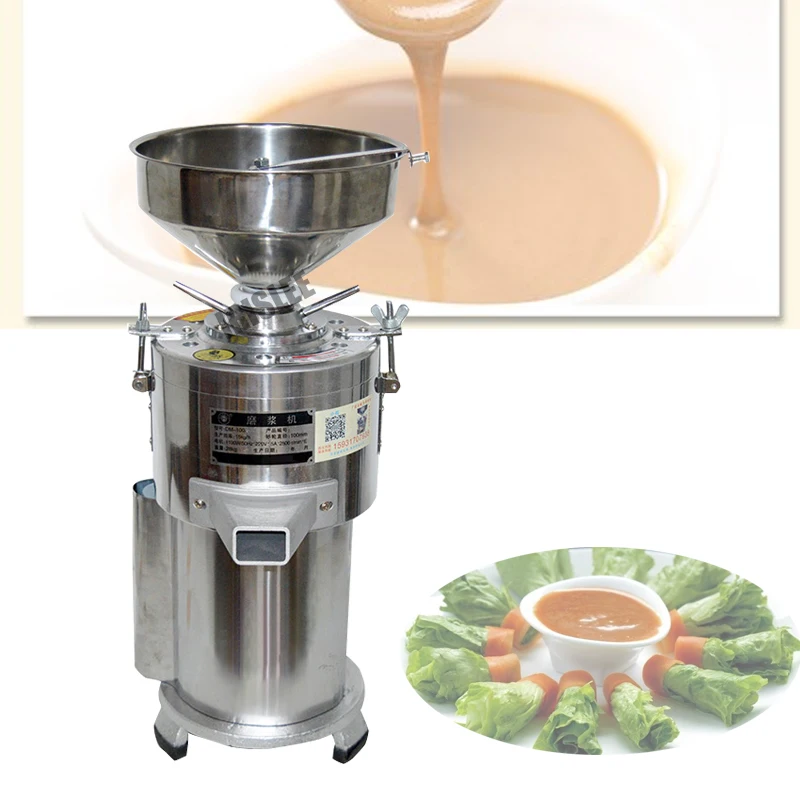 

Commercial Peanut Butter Maker Colloid Mill Machine Nut Grinder 15kg/h Stainless Steel Sesame Butter Grinding Machine