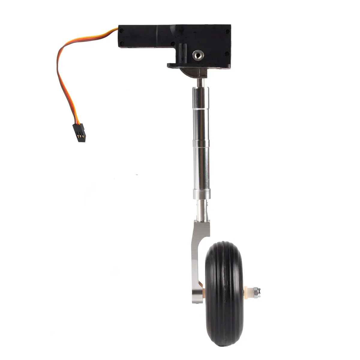 Electric Servoless Retractable Landing Gear Nose/Main Anti-vibration Landing Gear with Wheels for 5-6kg RC Model Airplane