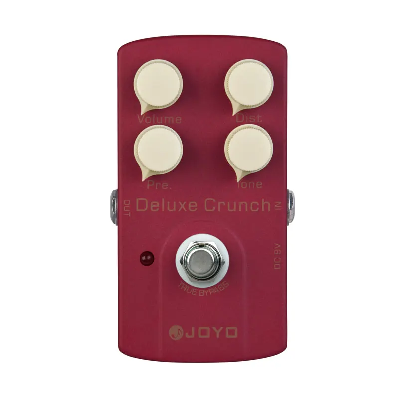 JOYO JF-39 Deluxe Crunch Electric Guitar Effects Pedal Single Effect Pedal Musical Instrument Guitar Accessories True Bypass