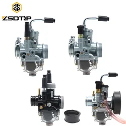 ZSDTRP 17mm 19mm 21mm 4T Dellorto PHBG Carburetor PHBG DS AD AS BS Carbs DIO JOG 50cc 90cc RG50 BWS100 for Puch Yamaha Zuma