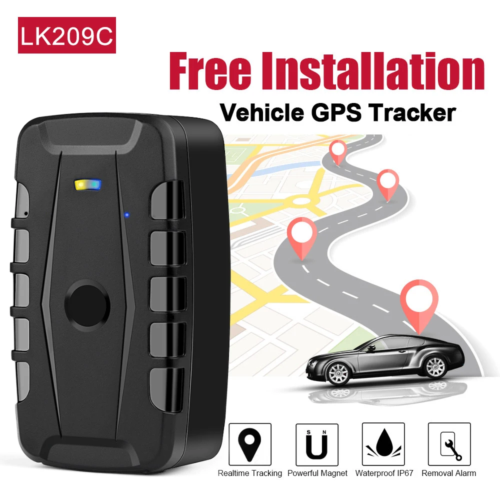 Car GPS Tracker 4G Tracker 20000mAh 240 Days Standby Magnetic Waterproof GPS Locator Vibrate Drop Alert Free APP PK TKSTAR TK905