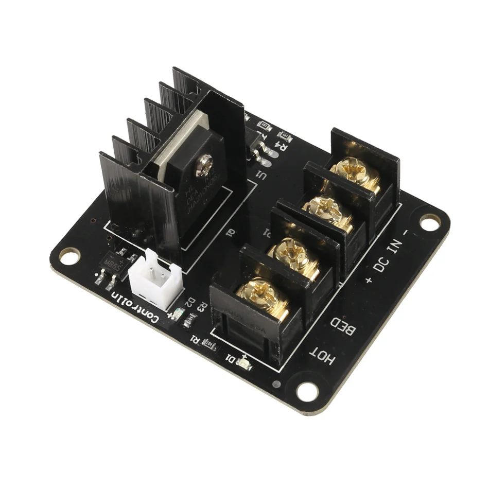 1PCS 30A Mos Tube Heat Bed Power Module scheda di espansione Mos Tube Hotend sostituzione con cavi per parti della stampante 3D