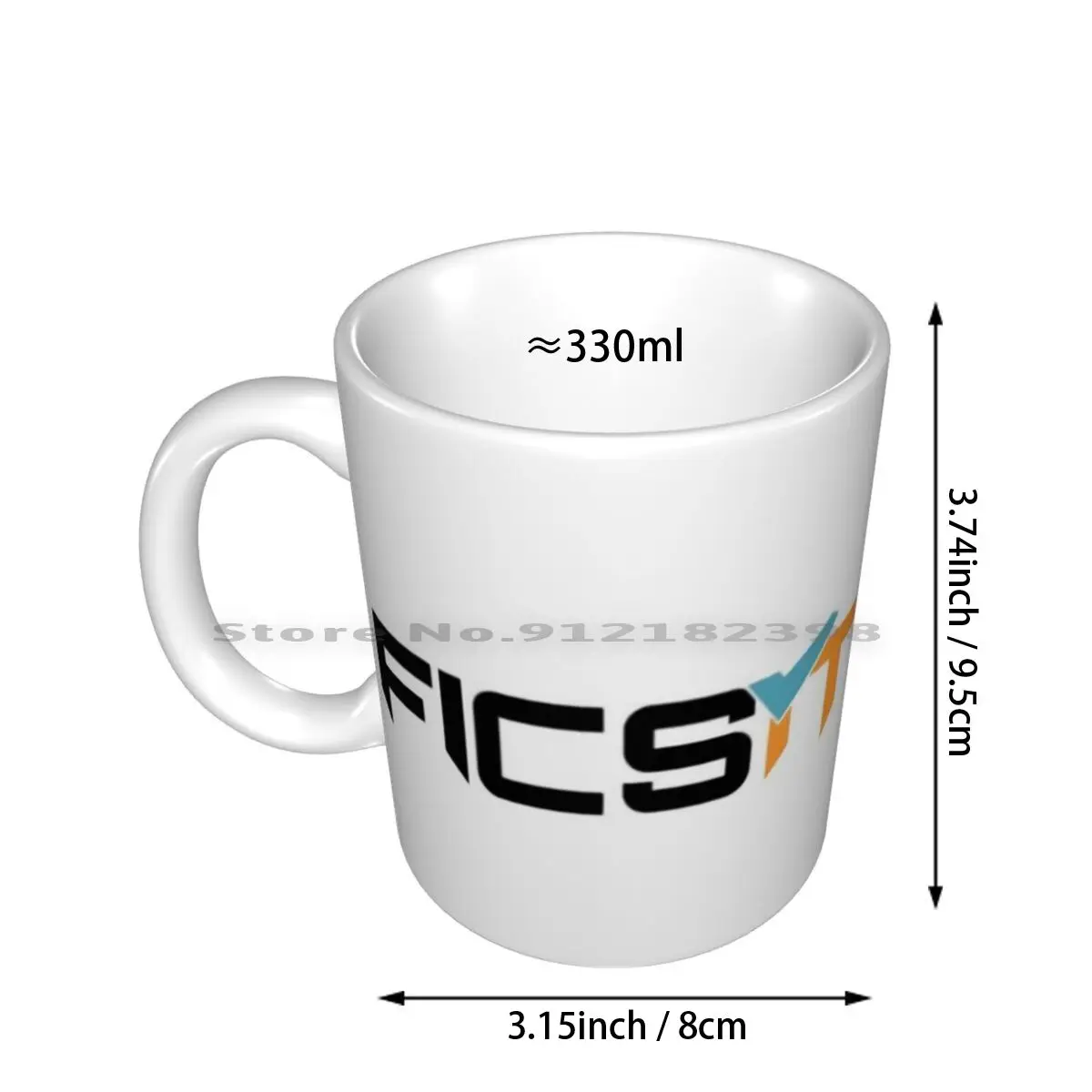 Ficsit Satisfactory Logo Ceramic Mugs Coffee Cups Milk Tea Mug Ficsit Satisfactory Meme Stay Efficient Factorio Pioneer