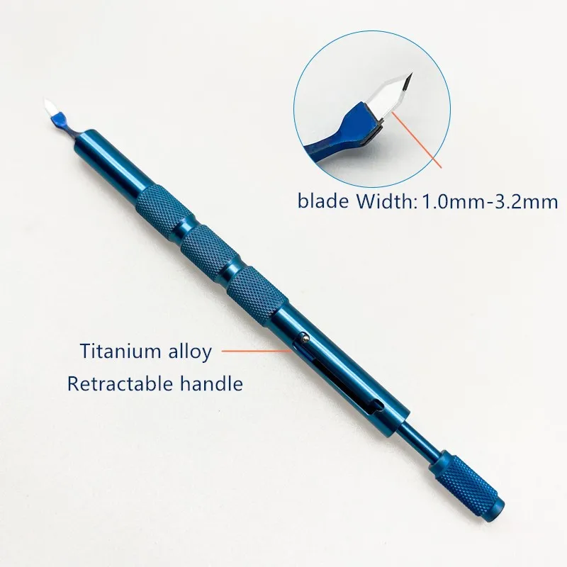 

Eye Clear Cornea Blade Ophthalmic Microsurgical Blade Titanium handle Eye surgery instrument