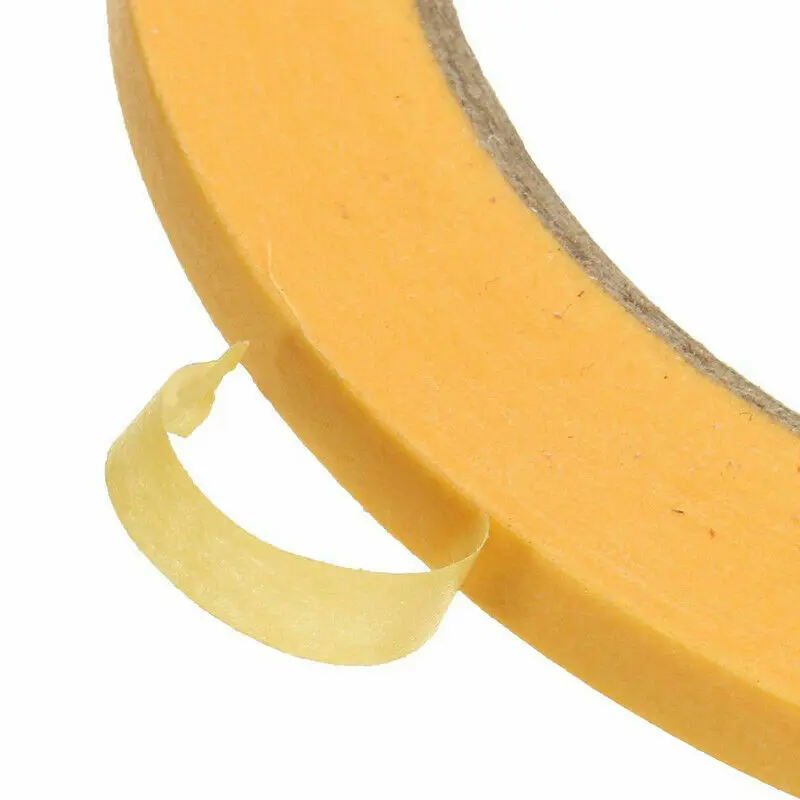 NEW 50M Yellow Masking Tape Car Sticker Adhesive DIY Painting Paper Painter Decor Craft General Purpose Craft Accessories