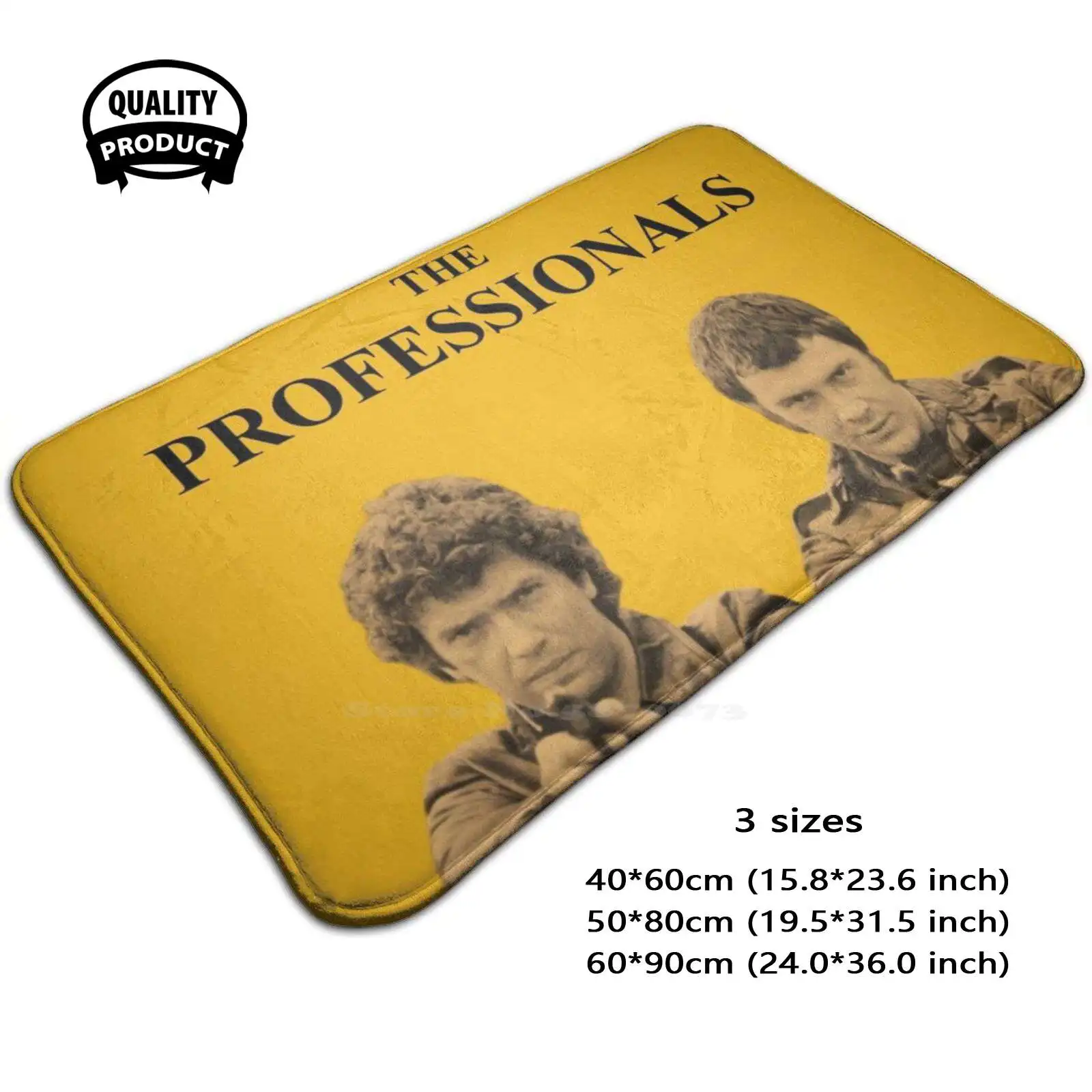 The Professionals Soft Cushion Home Carpet Door Mat Car Rug Professionals Doyle Lewis Collins Martin Shaw Actor Actress Movie