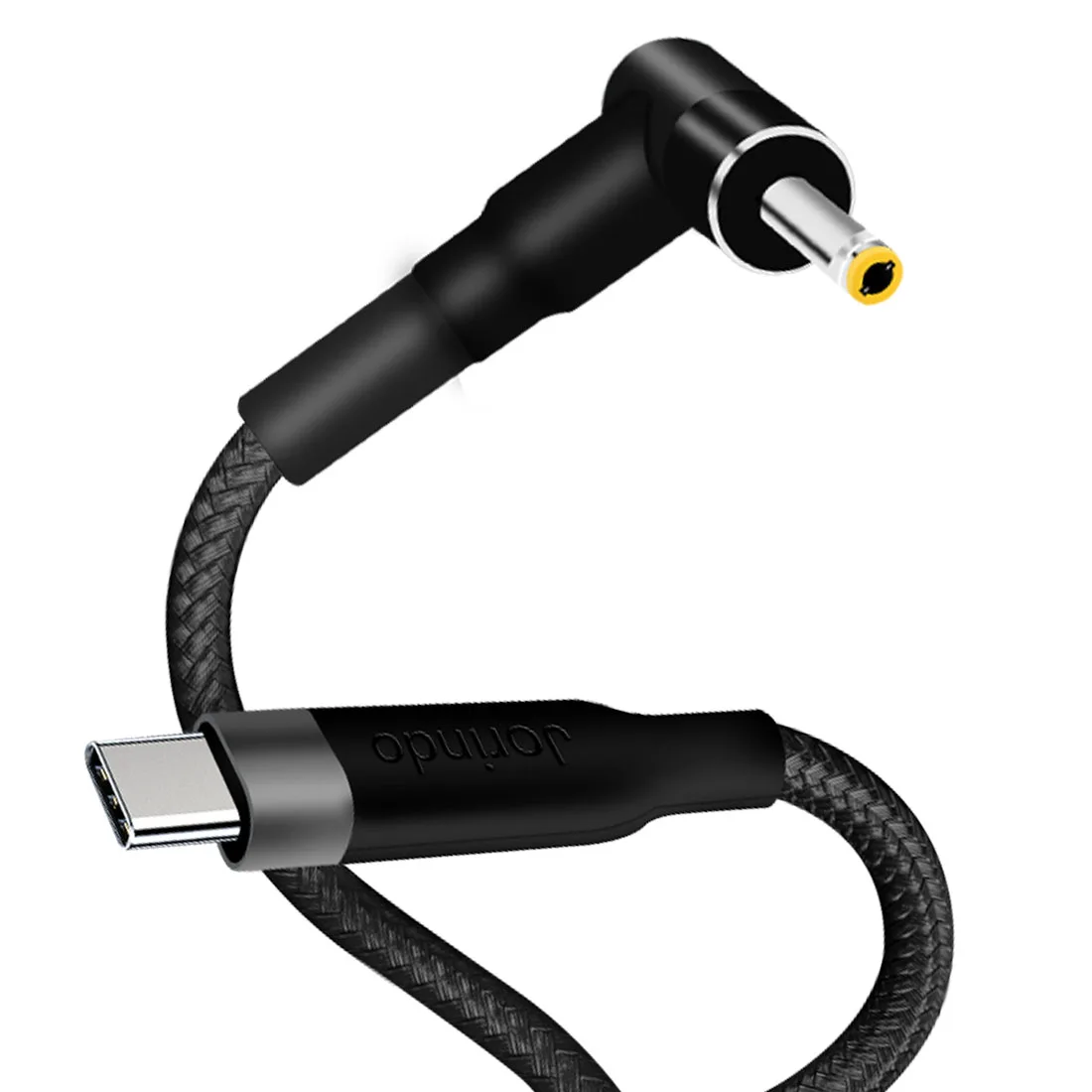 JORINDO 휴대용 C타입 USB 3.1 수 플러그-DC 노트북 PD 속임수 고속 충전 변환 라인, PD100W-DC 전원 어댑터 케이블