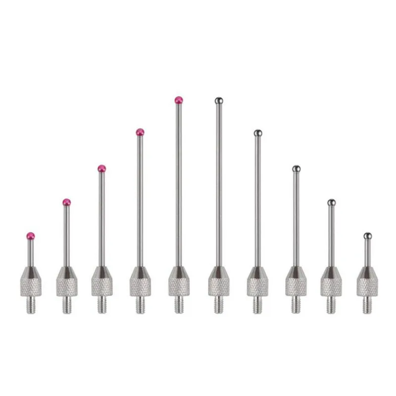 SYLMOS Ruby Ball Head Needle,Carbide Ball Head Needle,Contact points for Dial indicators,Thread M2.5,Dial gauge stylus