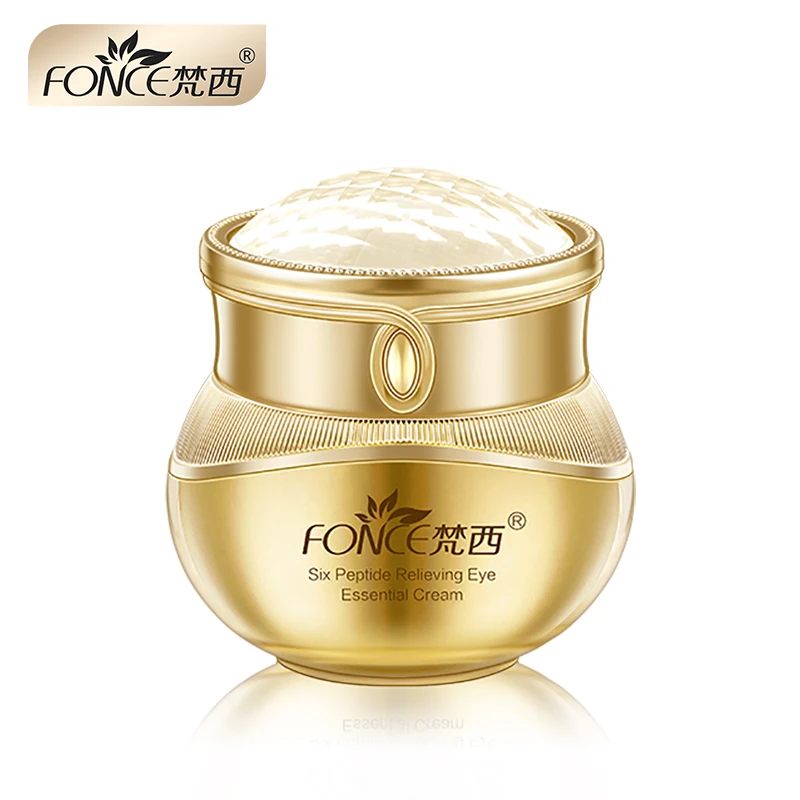 Fonce Six peptides firming anti wrinkle refreshing eye cream to dilute ojeras dark circles eye bags crow's feet 20g