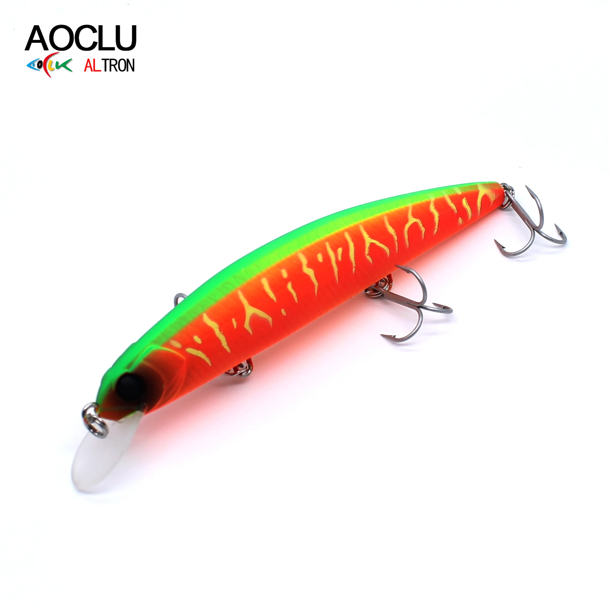 AOCLU-Floating Jerkbait, Minnow Lure, Weight Transfer, Balanced Swimming Action, Bass Fishing, Fight Diving, 115mm, 16.5g, 1.2m