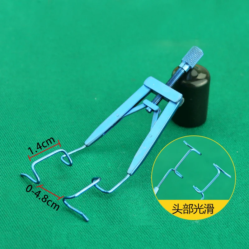 Espalhador de pálpebras ajustável, ferramenta de cirurgia dupla para pálpebras, especúculos oftálmico, dispositivo de abertura
